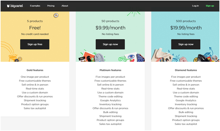 bigcartel-pricing