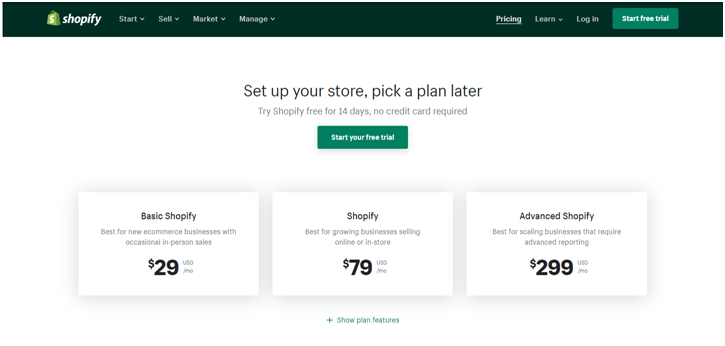 shopify-pricing