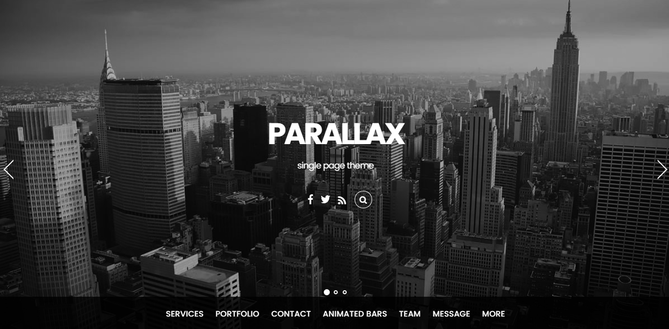 parallax theme