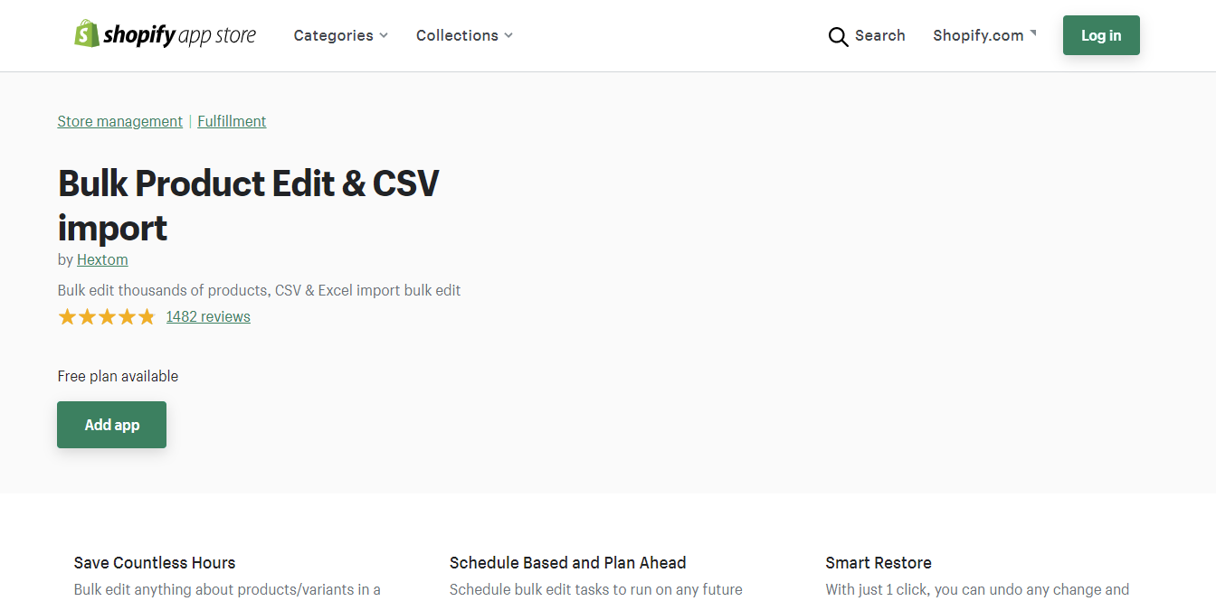 Bulk Product Edit & CSV Import